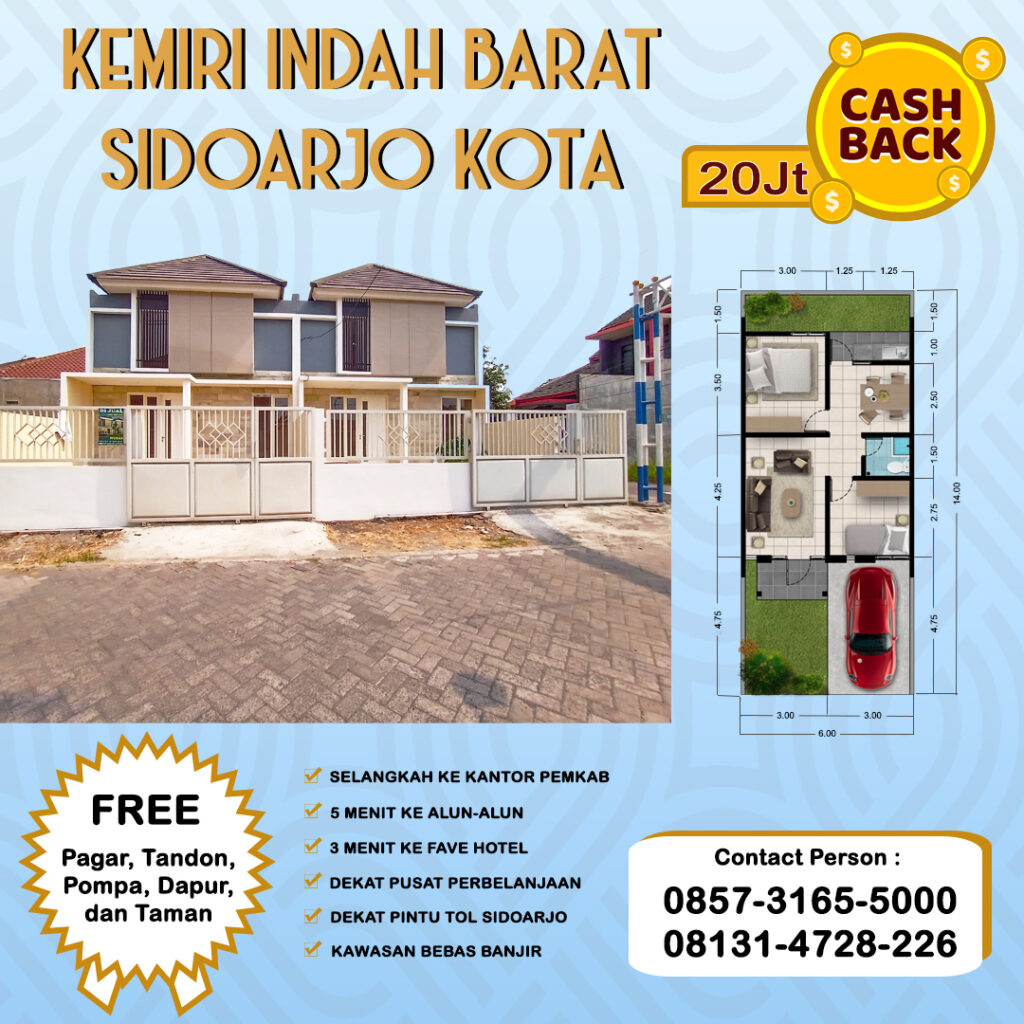 INVESTASI PROPERTI, RUMAH MINIMALIS MURAH SURABAYA TIMUR