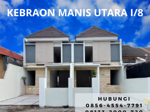 rumah kebraon manis utara